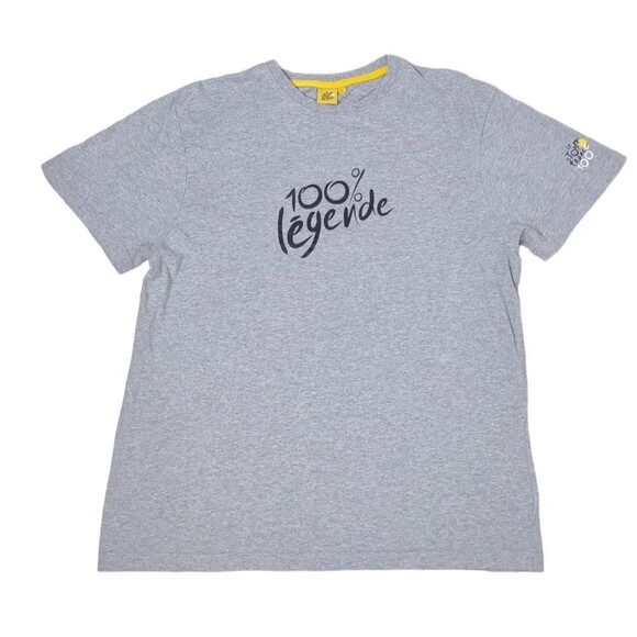 Paris Tour De France 2013 Race Map Gray and YellowShort Sleeve Tshirt si… - Picture 4 of 16